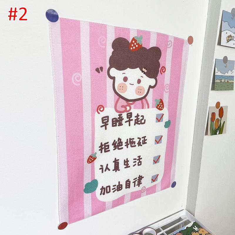 Thảm vải treo tường trang trí nội thất hình dễ thương 32 * 40cm