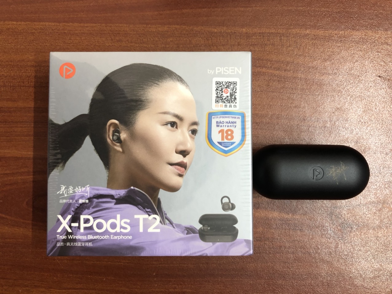 Tai nghe không dây Pisen True Bluetooth Earphone X-Pods T2 - Hàng chính hãng