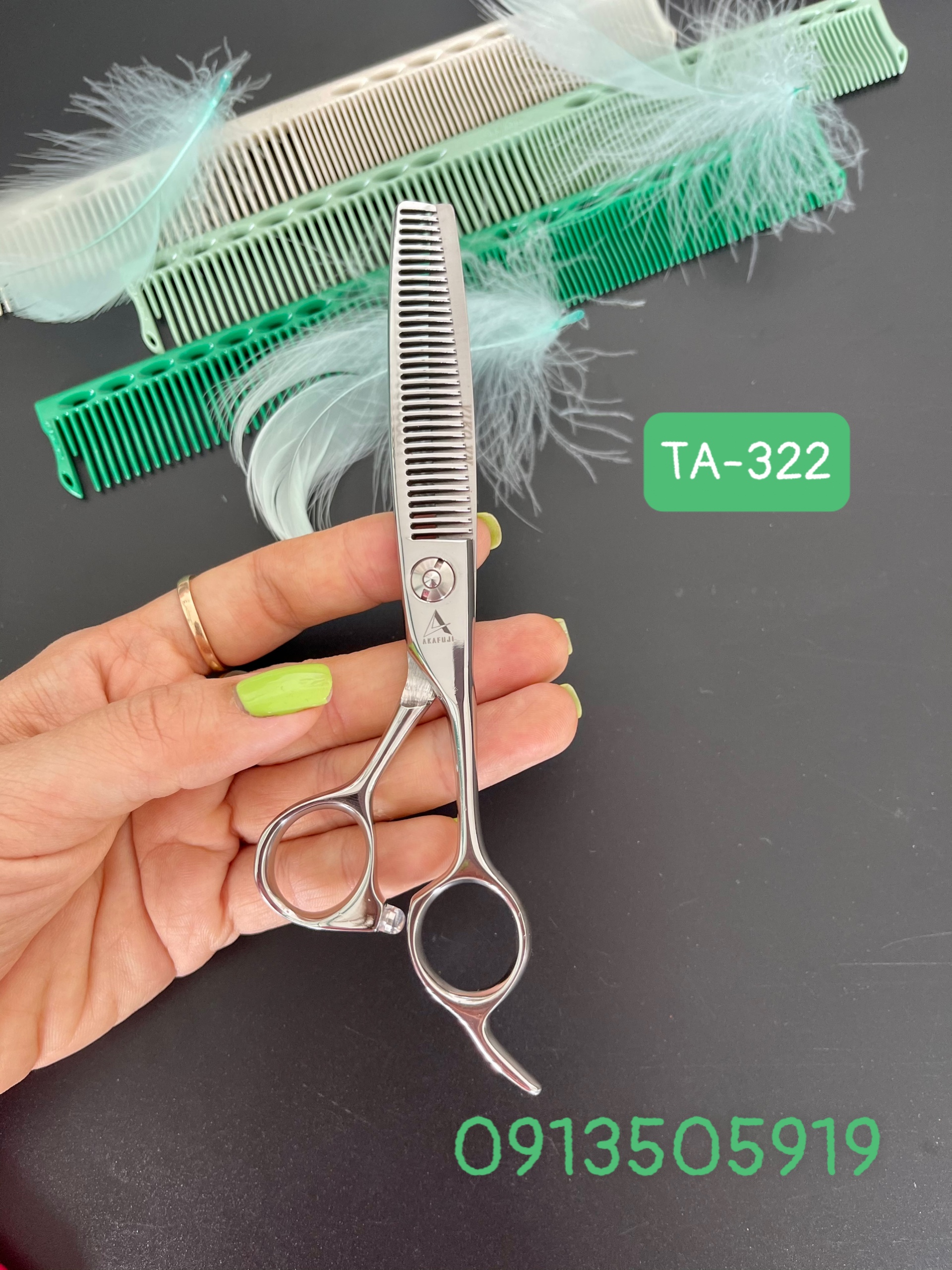 Kéo tỉa tóc VIKO TA-322 răng thẳng