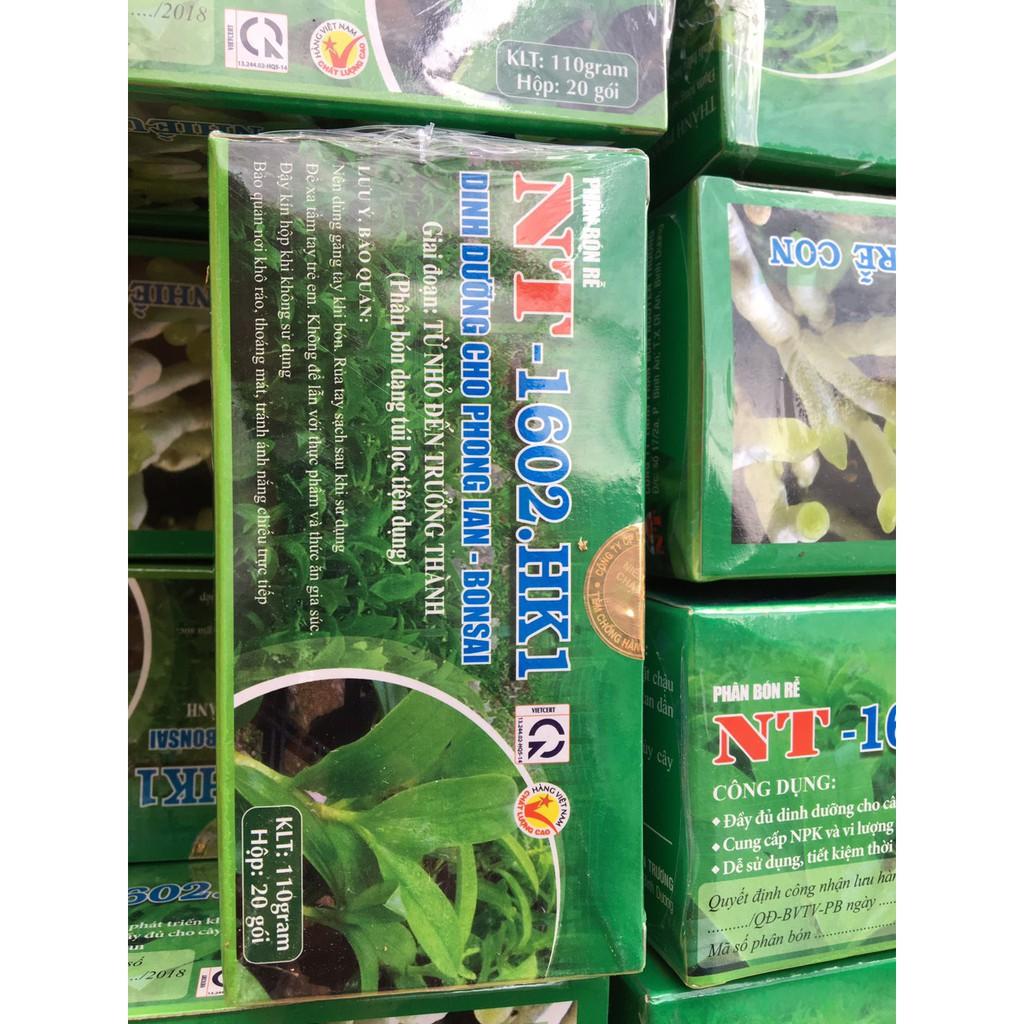 Thùng phân bón NT 1602 HK 1 30 hộp x 20 túi lọc