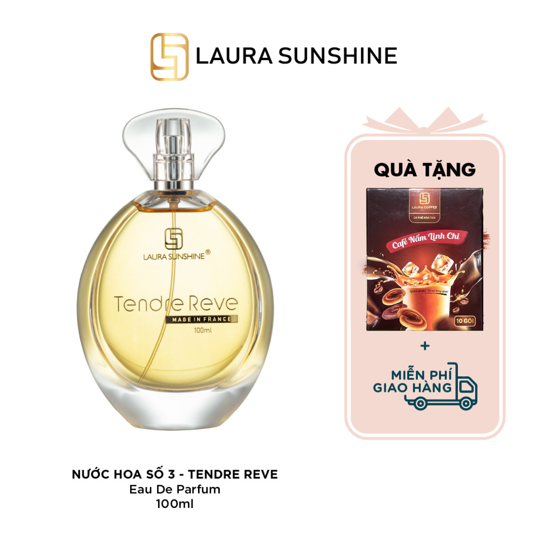 Nước hoa nữ Laura Paris #03 Tendre Reve - Eau De Parfum - 100ml - Laura Sunshine