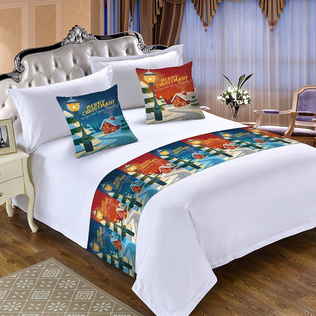 Bed Runner Cloth Bed Skirt Bed Linen Towels A