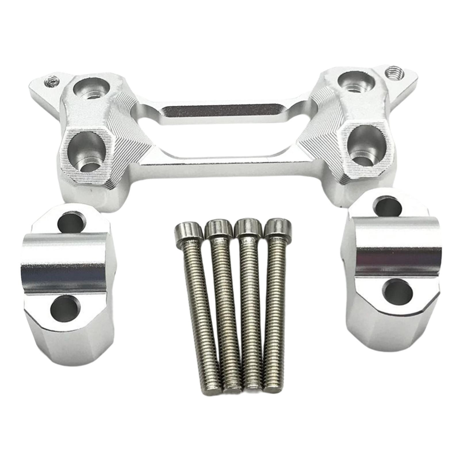 Motorcycle Handlebar Riser Kit with Screws Clamp Mount Adapter for   650