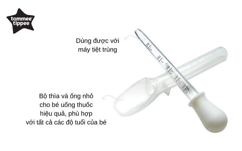 Dụng cụ uống thuốc cho bé Tommee Tippee