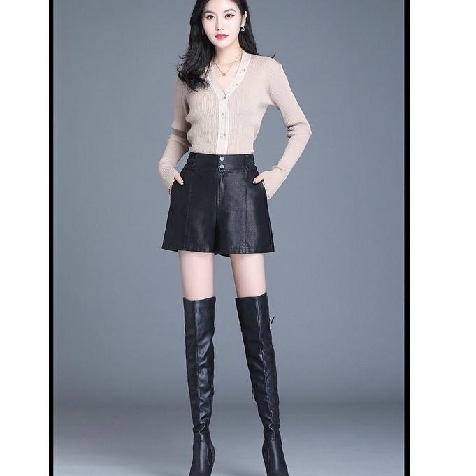Quần short da cá tính-nhiều mẫu