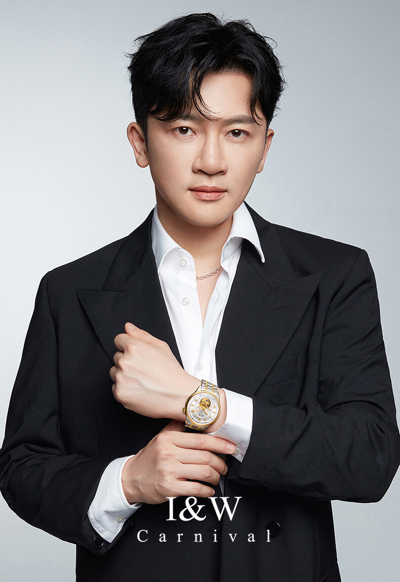 Đồng hồ nam chính hãng IW Carnival IW613G-1,Kính sapphire chống xước,Chống nước 50m,BH 24 tháng,Máy Cơ Automatic nhật bản,dây thép không gỉ 316L,mặt trắng dây trắng vàng lộ cơ