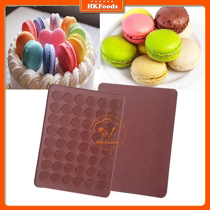 Tấm Lót Nướng Tạo Hình Bánh Macaron 48 Ô