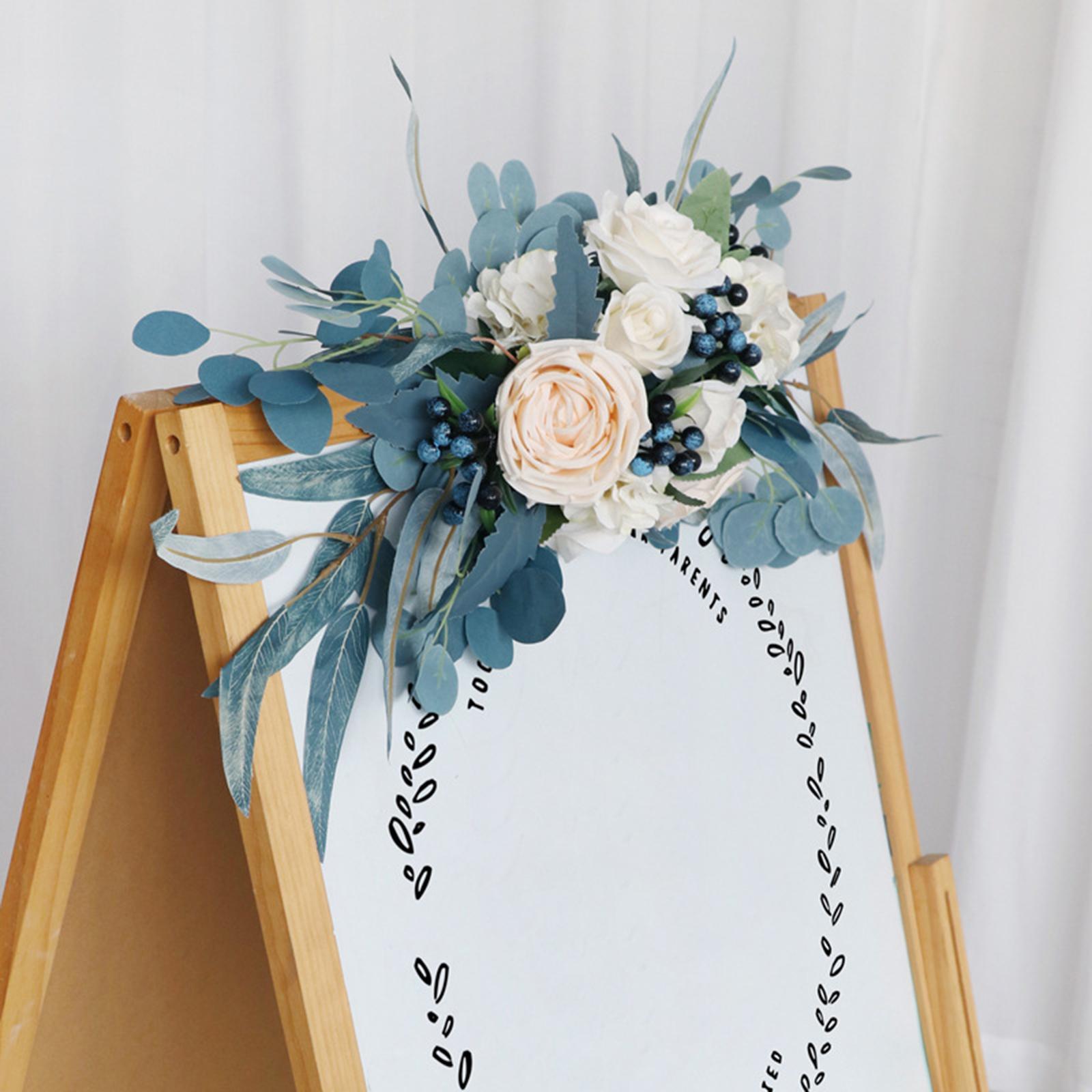 Artificial Wedding Arch Flowers ,Flower Arrangement Floral Swags for DIY Wedding Backdrop