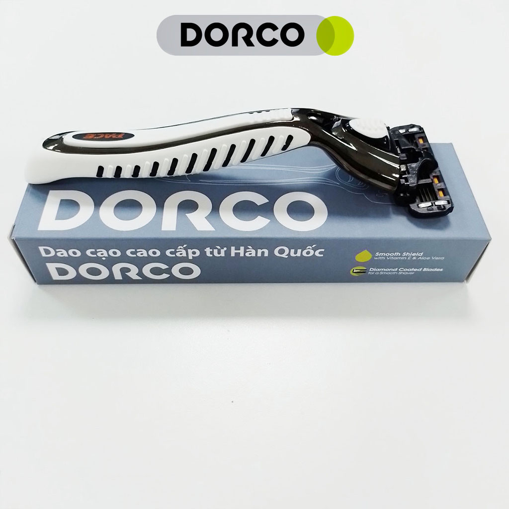 Vỉ 04 Đầu Cạo Râu 4 Lưỡi Dorco Pace 4 FRA 1040-4B + Tặng Dao Cạo Râu 4 Lưỡi Dorco Pace 4 FRA 1000