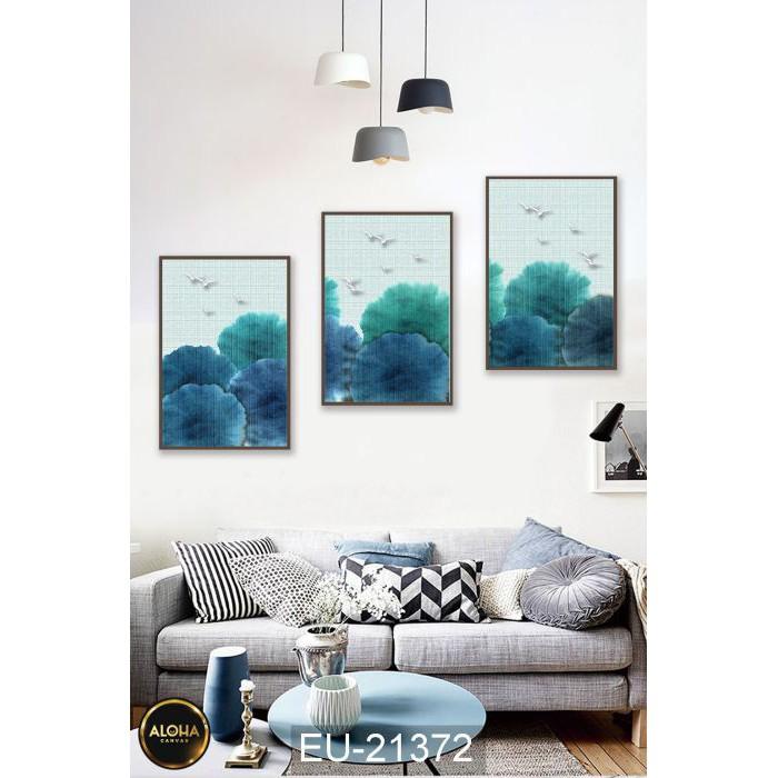 Tranh Canvas Treo Tường Phong Thủy Cầu Thang Phòng Khách Phòng Ngủ Phòng Bếp Giá Rẻ