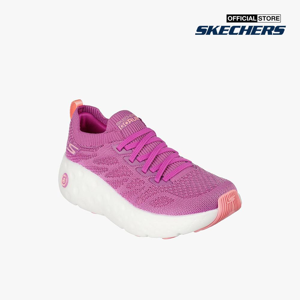 SKECHERS - Giày thể thao nữ thắt dây Max Cushioning Hyper Craze 129270-PKLP