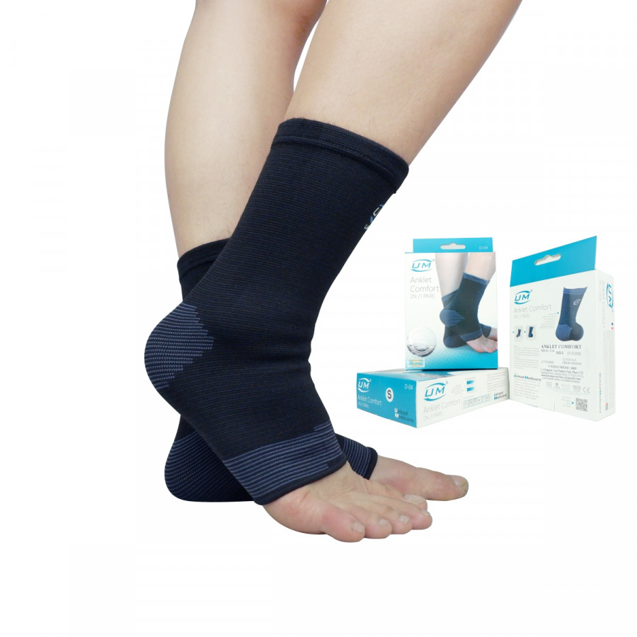 Bó cổ chân United Medicare Grey (cặp) (D04)
