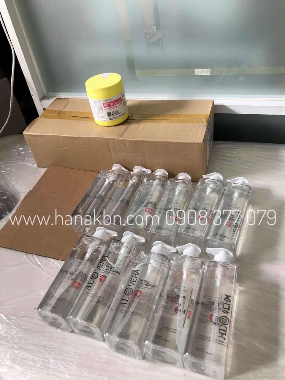 Gel Nha Đam Aloe Vera , Gel Lô Hội Dưỡng Ẩm Hàn Quốc - Làm Dịu Da Nhạy Cảm, Khô, Mụn