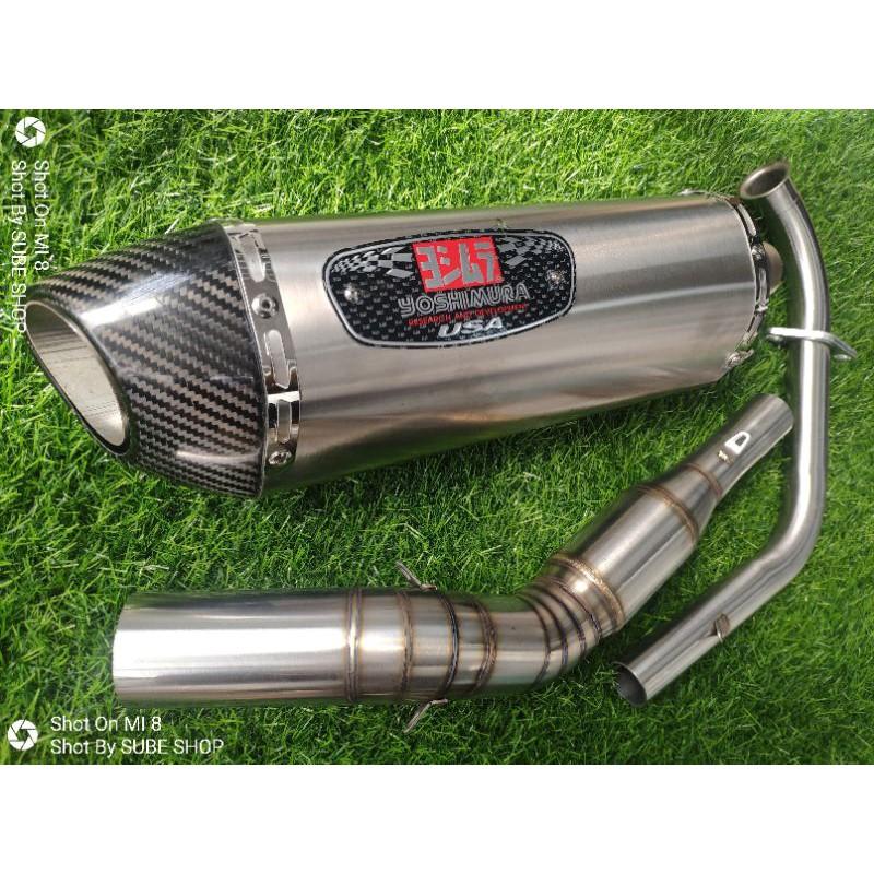 Set pô R77 inox cho MT15 R15 XSR Fz TFX gsx bandit