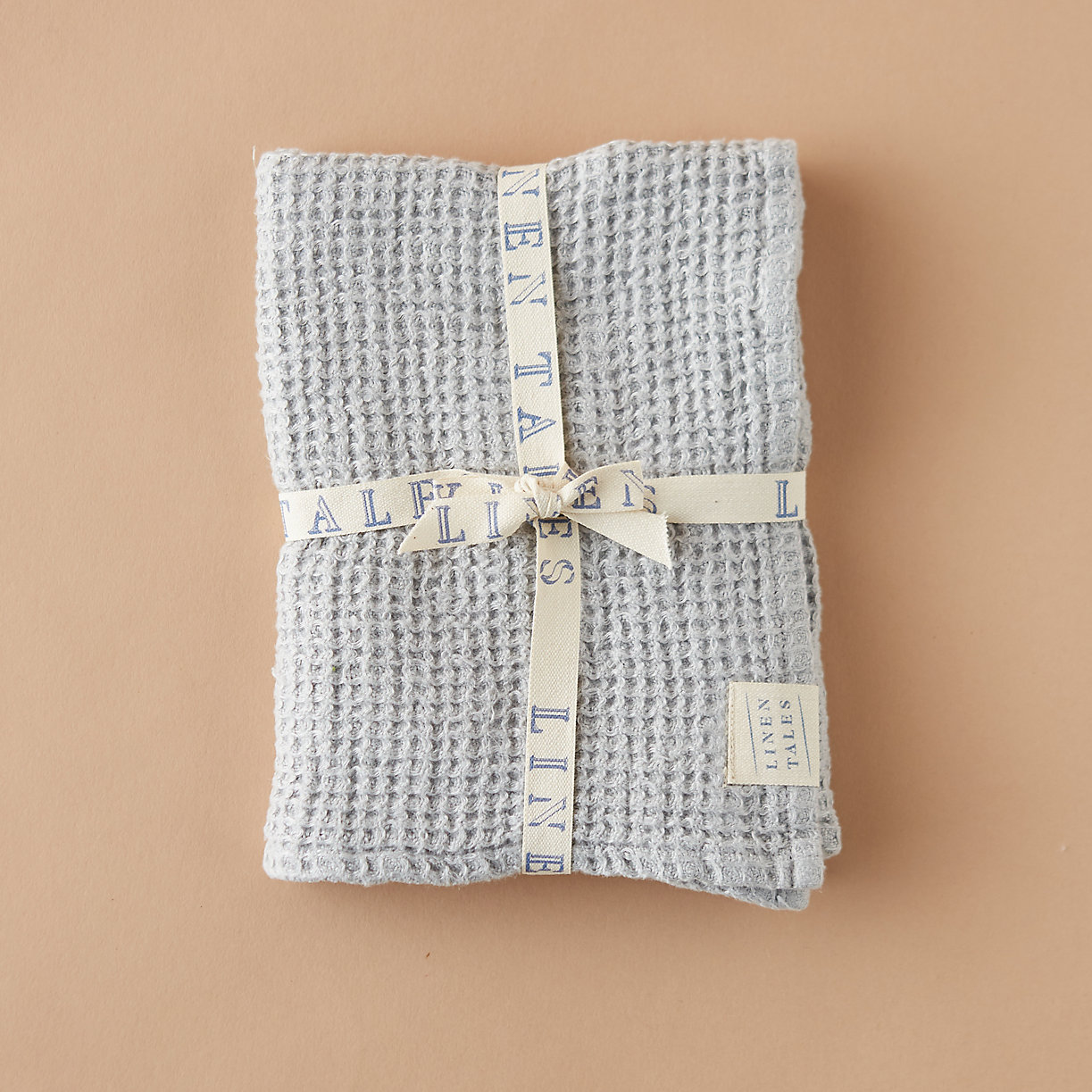 Khăn mặt Linen Tales mã Waffle, chất liệu linen, kích thước 45x65cm