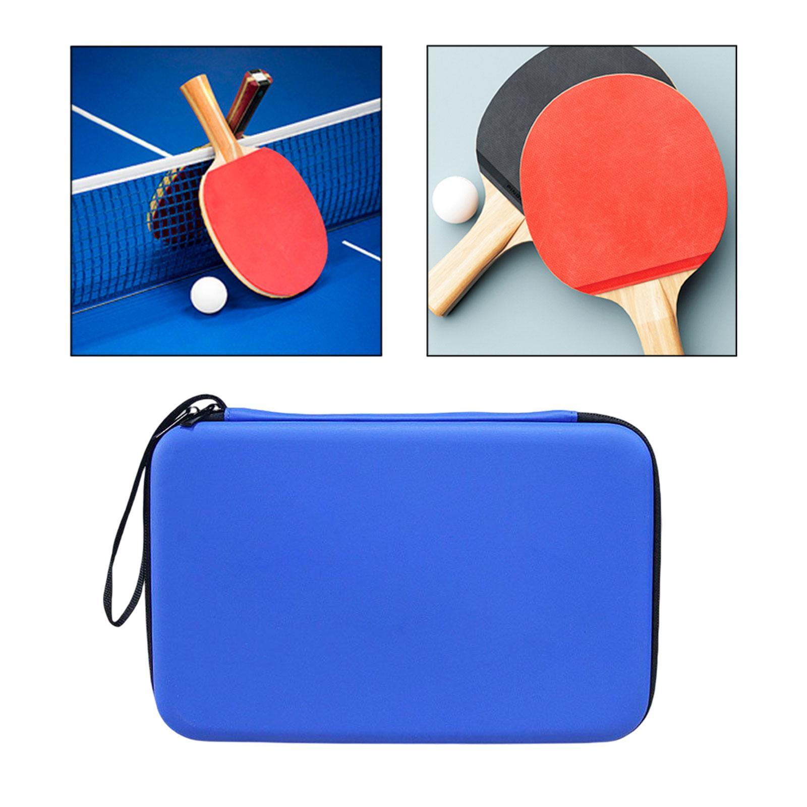 Table Tennis Paddle Case with Zipper Table Tennis Bag Portable Pong Paddle Bag for Outdoor
