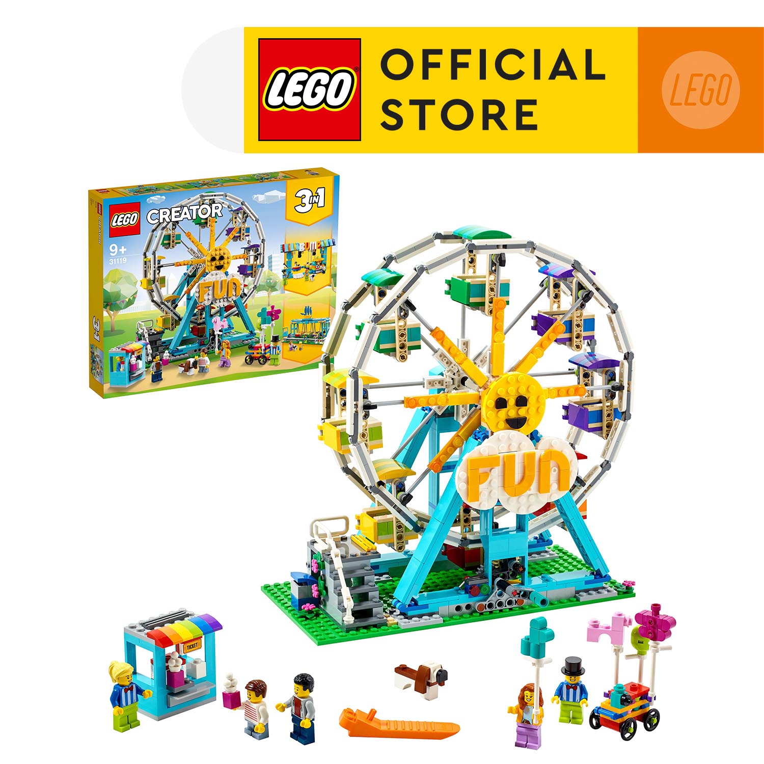 LEGO Creator 31119 Vòng đu quay mặt trời (1002 chi tiết)