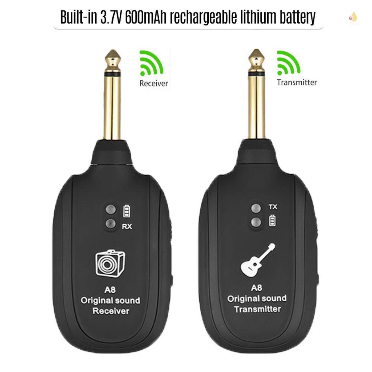 Bộ thu phát không dây wireless cho đàn guitar điện, guitar bass và các loại nhạc cụ khác