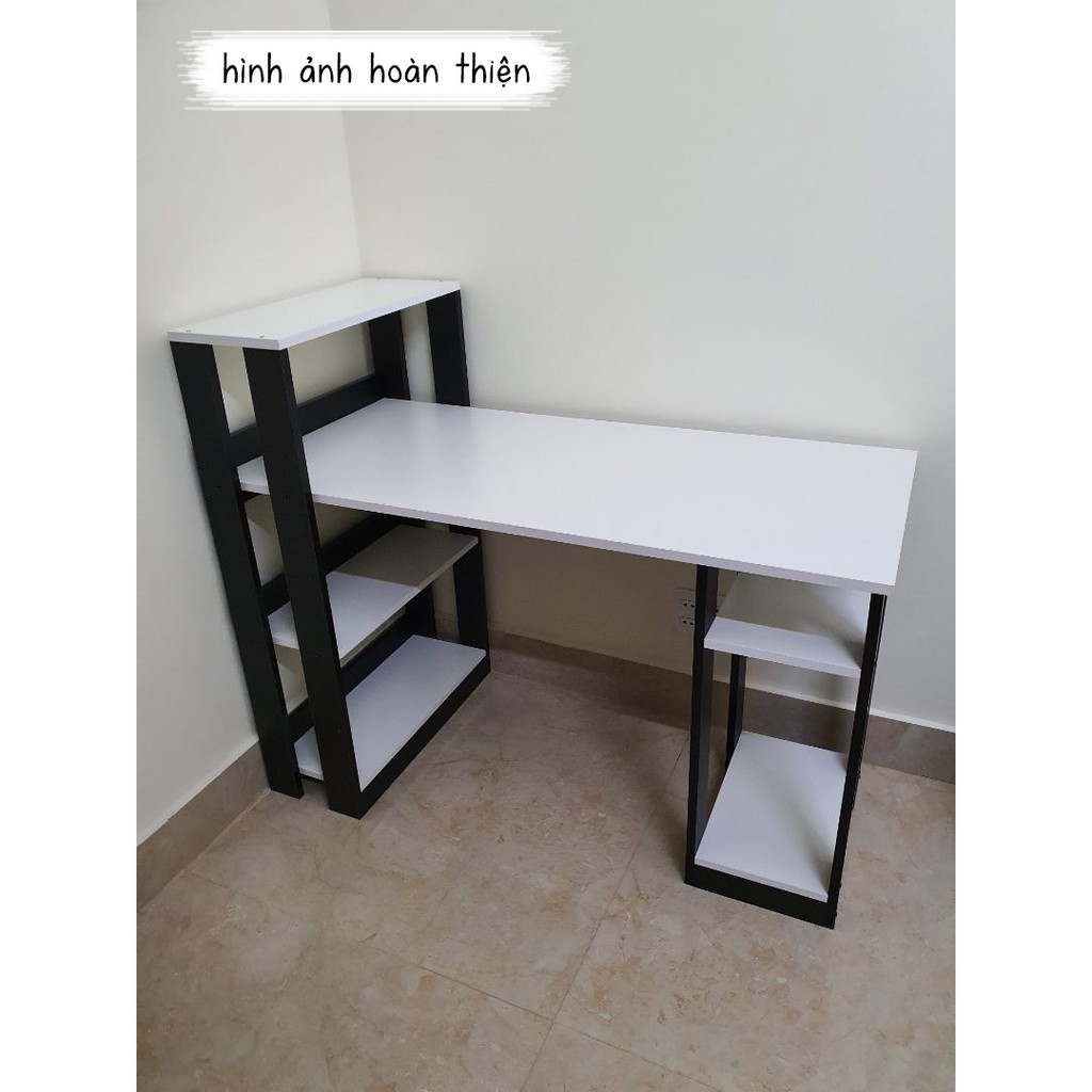 Bàn Làm Việc Kèm Kệ Sách Thiết kế Hiện Đại