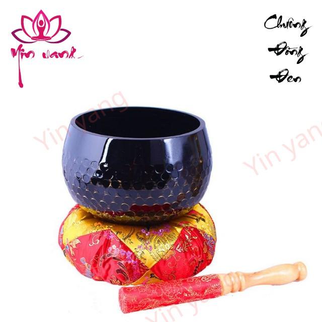 Chuông Đồng Đen Vân Lục Giác- Yinyang Shop