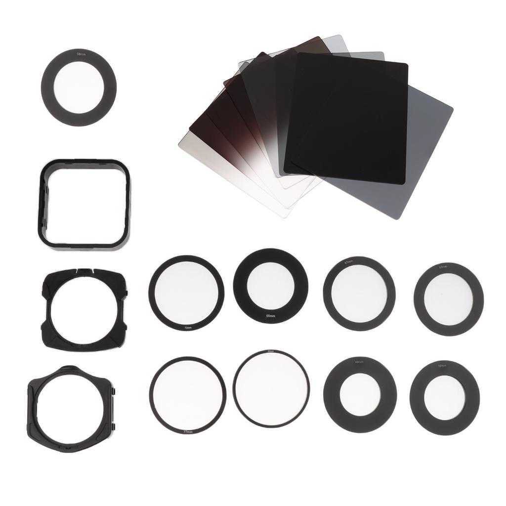 21Pcs Graduated Grey Neutral Density ND Filter  For     DSLR