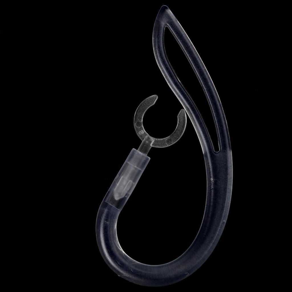 3 Pcs Earhook Ear Loop Clip For Universal Bluetooth Headset 8.0mm 9.0mm 10.0 mm (Clear)