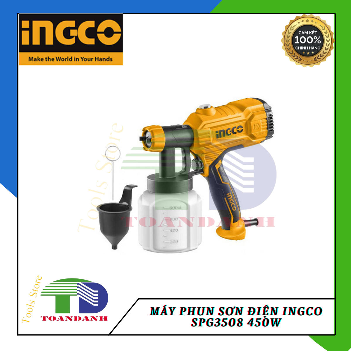 Máy phun sơn điện INGCO SPG3508 450W 