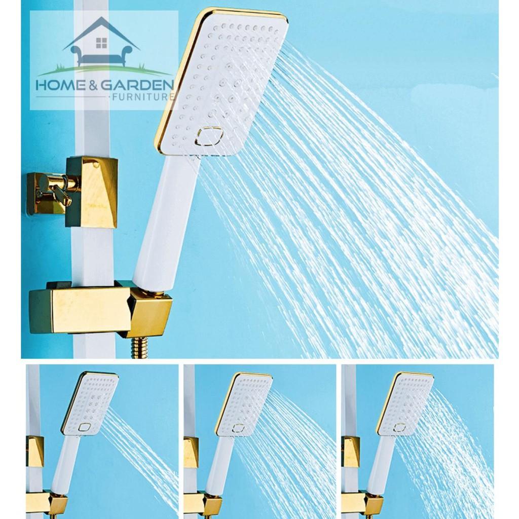 Bộ sen cây tắm nóng lạnh 4 nút chế độ model S-Class cao cấp Home and Garden