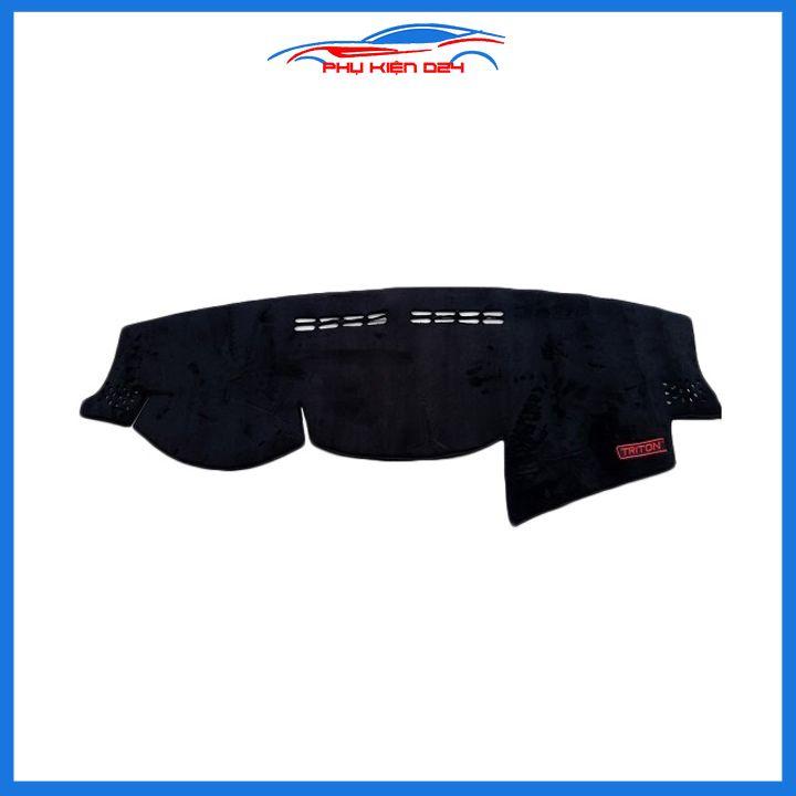 Thảm taplo xe ô tô Triton 2015-2016-2017-2018-2019-2020-2021 chống nắng nóng làm mát xe mở rộng tầm nhìn