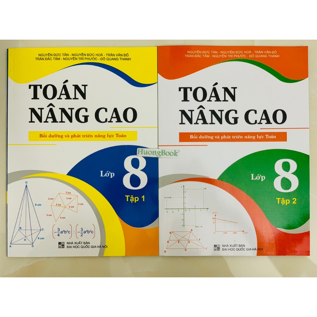 Sách - Combo Toán Nâng Cao Bồi Dưỡng Và Phát Triển Năng Lực Lớp 8 - Tập 1 + 2