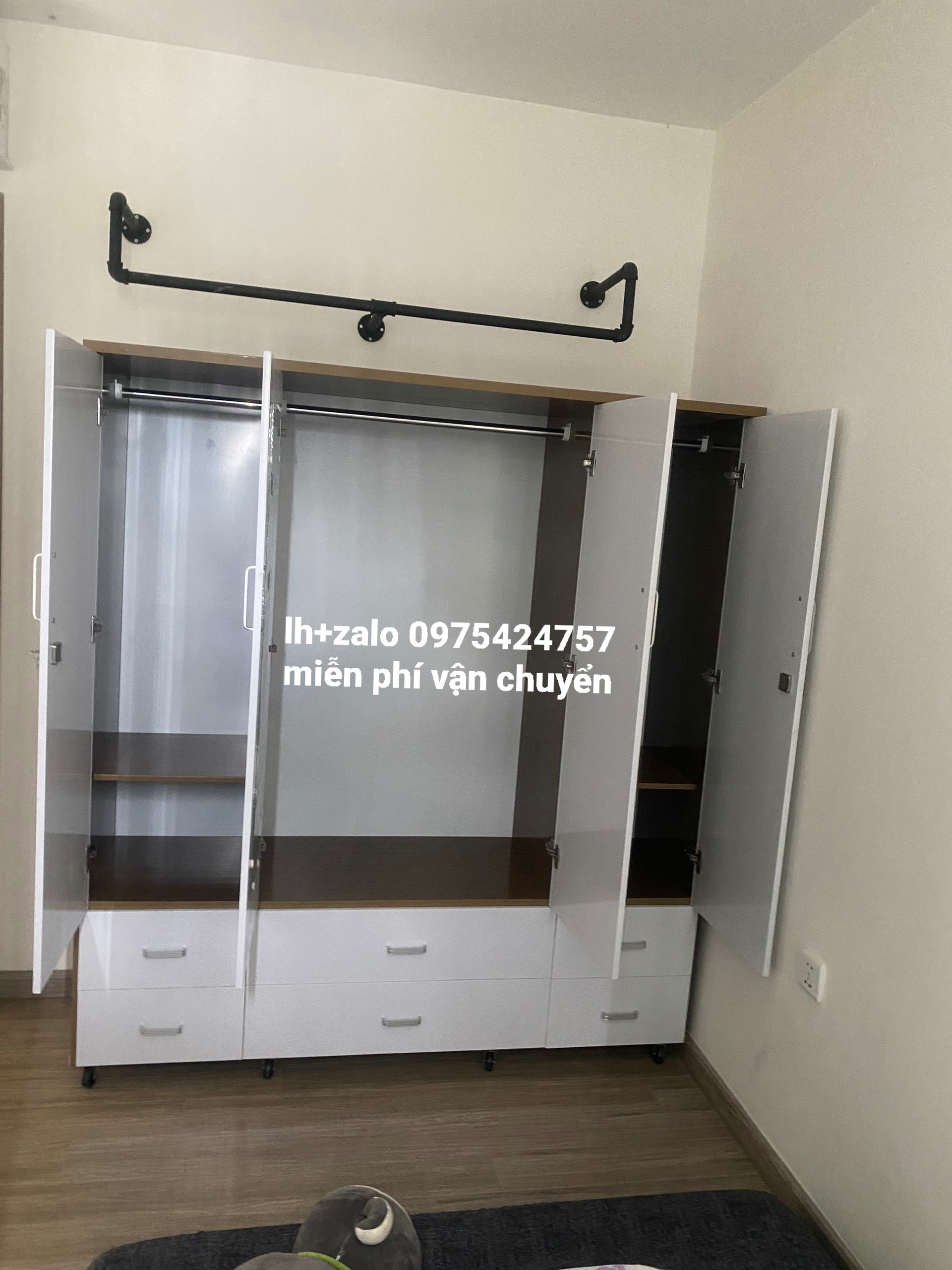 Tủ nhựa đài loan 4 cánh