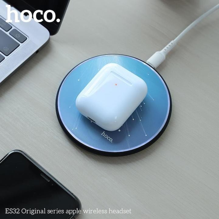 Tai Nghe Bluetooth Không Dây Hoco ES32 Hỗ Trợ Sạc Không Dây - Hàng Chính Hãng