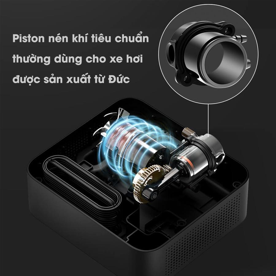 Bơm lốp ô tô mini 70mai Air Compressor Lite-Bơm 25L/phút-Lực bơm 160 psi-Tẩu cấp nguồn 3m