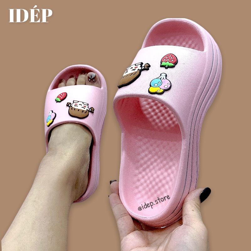 Dép bánh mì Baya Chibi cô gái đế độn cao 5cm EVA siêu nhẹ iDÉP DL244