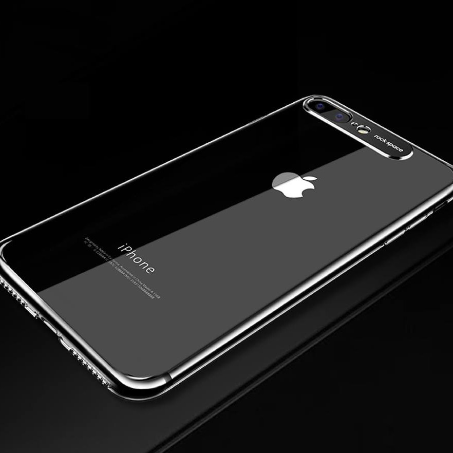 Ốp lưng iphone viền nhôm bảo vệ camera Rock - Hàng chính hãng