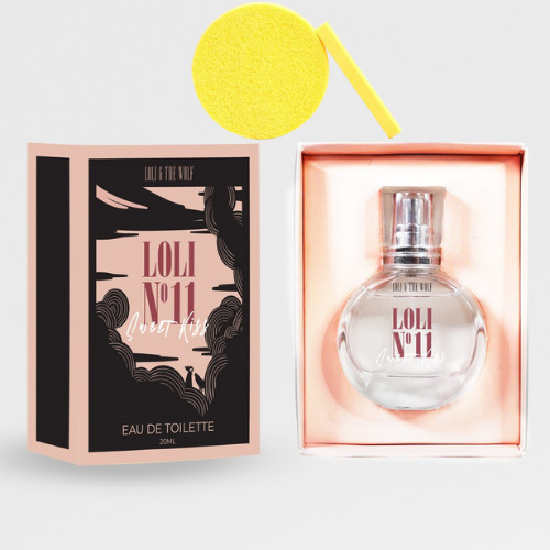 Nước hoa nữ Loli No.11 Sweet Kiss Eau De Toilette - LOLI &amp; THE WOLF, Tặng Kèm Mút Rửa Mặt