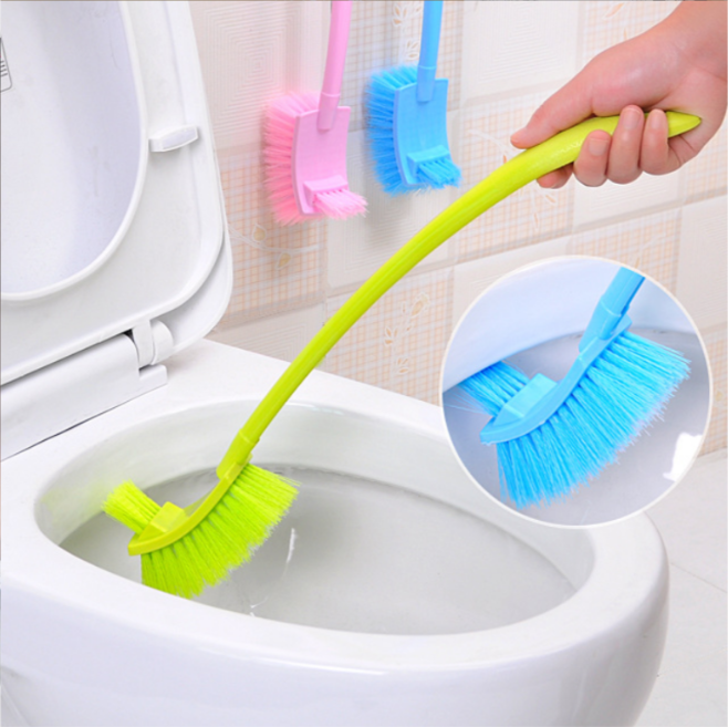 Chổi Cọ Bồn Cầu Chà Toilet 2 Đầu H101 - màu ngẫu nhiên