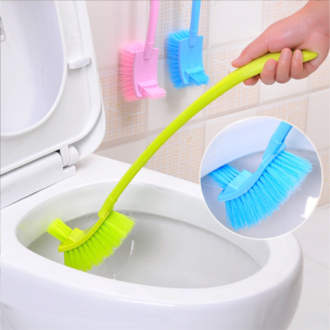 Chổi Cọ Bồn Cầu Chà Toilet  2 Đầu H101 - màu ngẫu nhiên