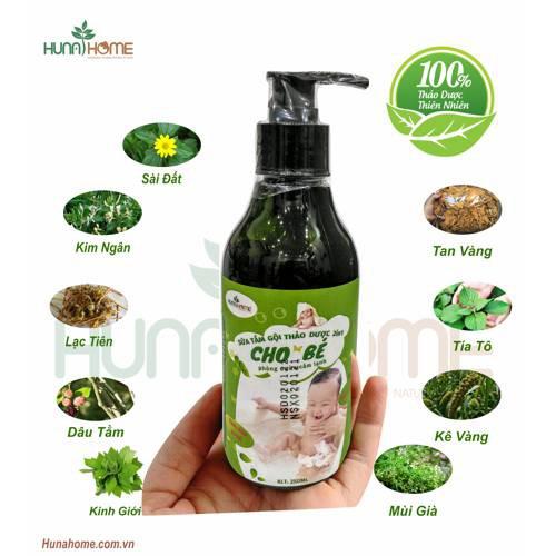 Sữa tắm gội 2 in 1 cho Bé Huna'shome