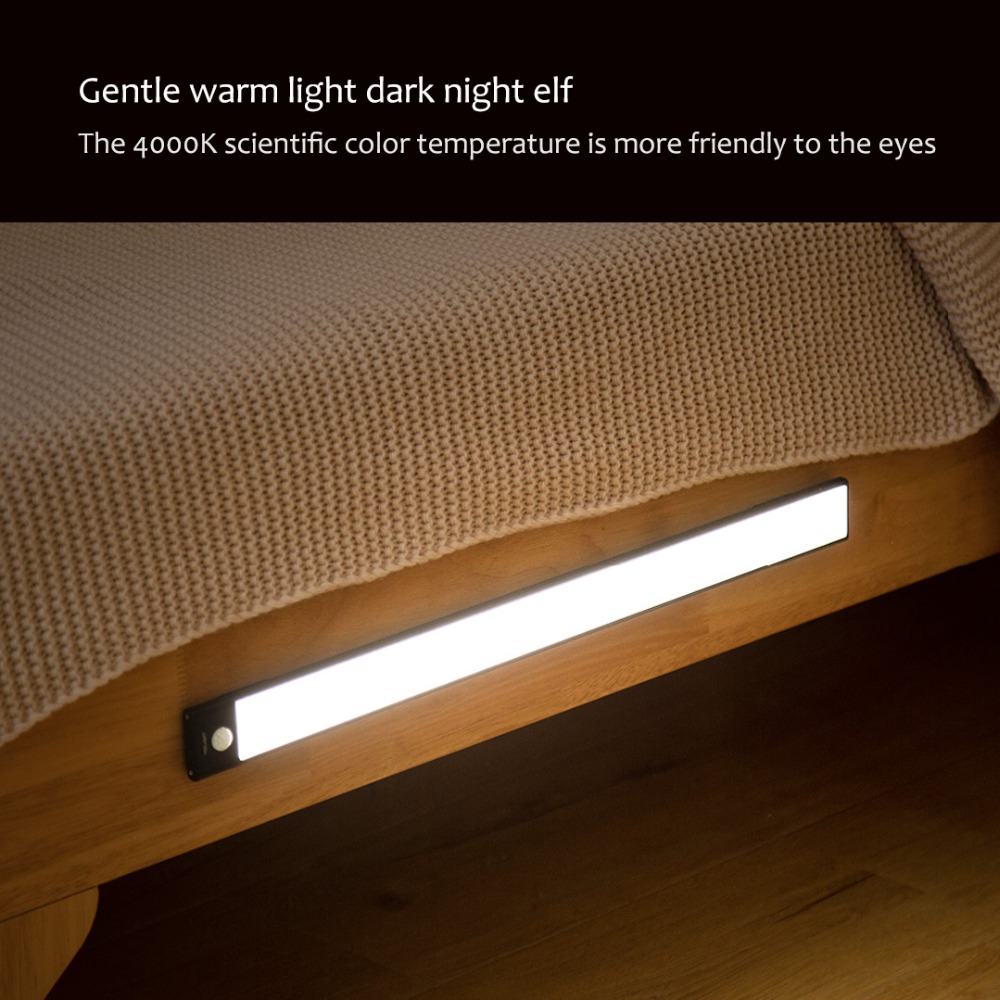 Đèn led thanh cảm biến tích điện Yeelight - 20/40/60cm - MẪU 4000K DIMABLE - Bản Quốc Tế Nhập Khẩu