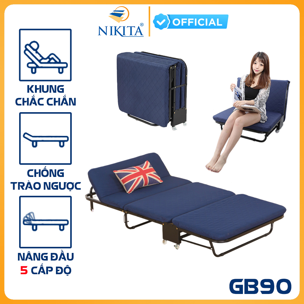 Giường gấp ba khúc Nikita GB90