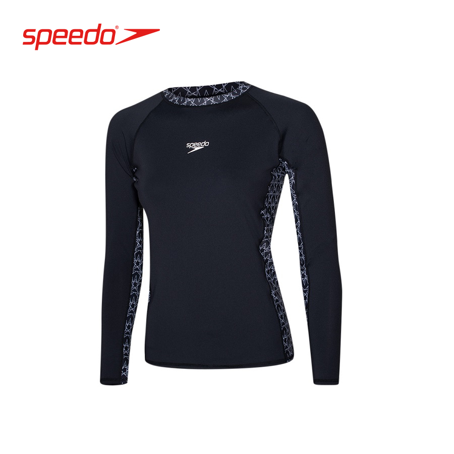 Áo bơi chống nắng nữ Speedo Performance - SOJ20009-BKWH