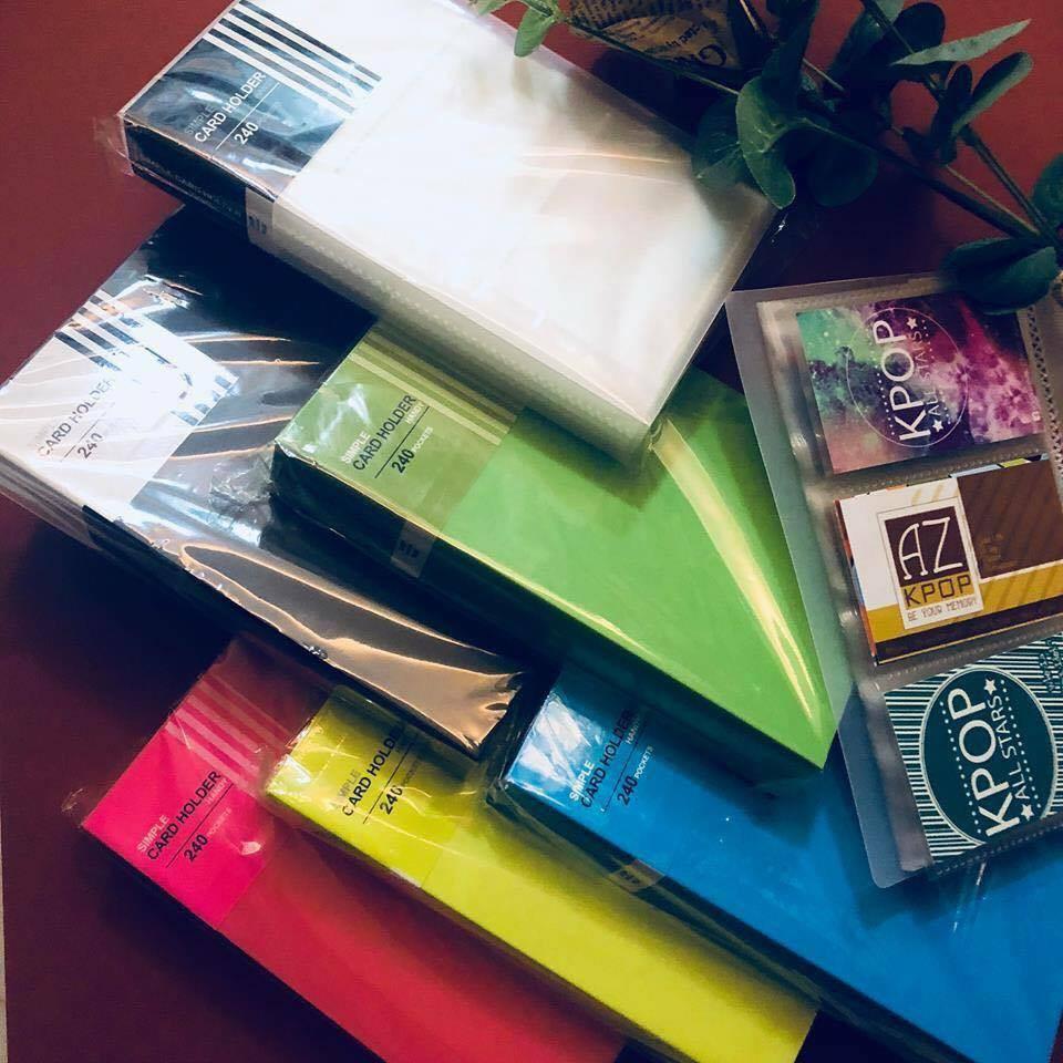 10 SỔ CARD SIZE A5 ĐỰNG 240 TẤM NHIỀU MÀU