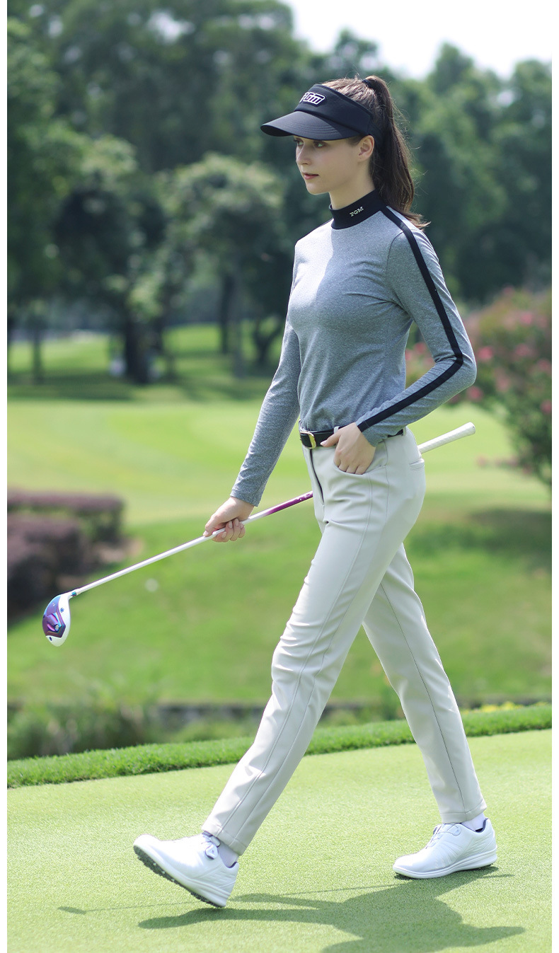 ÁO DÀI TAY THỂ THAO GOLF NỮ - PGM - YF420 - Áo vải nỉ bên trong, mềm mại và thoải mái, giữ ấm tốt và co giãn tuyệt vời Thiết kế đẹp, đường nét tinh xảo - Tạo nên sự ấm áp và thoải mái sân golf