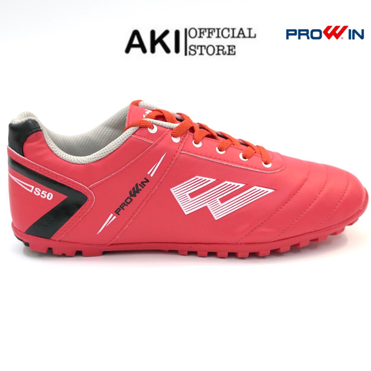 Giày đá banh cỏ nhân tạo Prowin S50 Đỏ thể thao nam chính hãng chất lượng - PS004