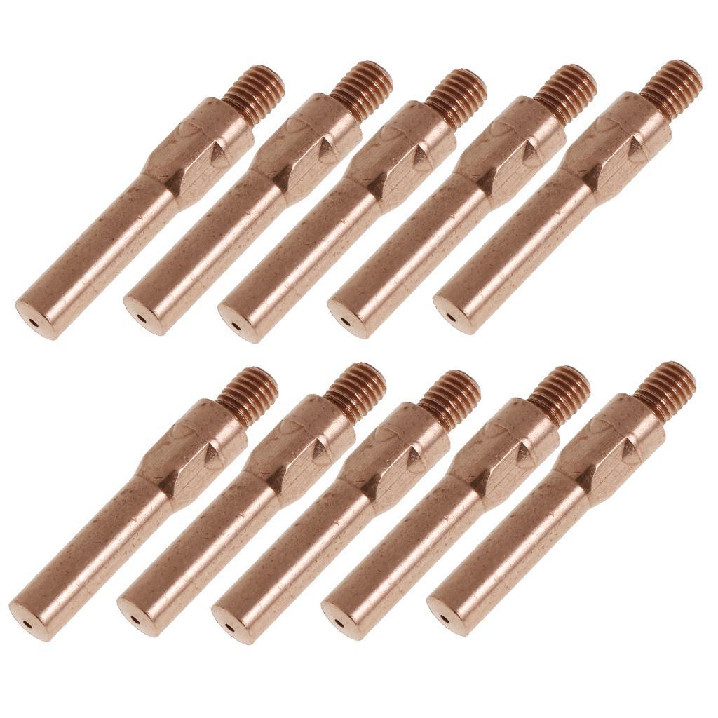 2x 10 Pieces 45mm Thread Nozzle Tip for /MIG Gas