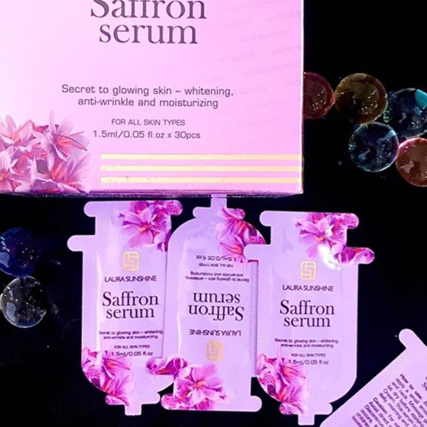 5 túi Serum nhụy hoa nghệ tây mini (5 túi x 1.5ml) SAFFRON SERUM LAURA SUNSHINE NHẬT KIM ANH