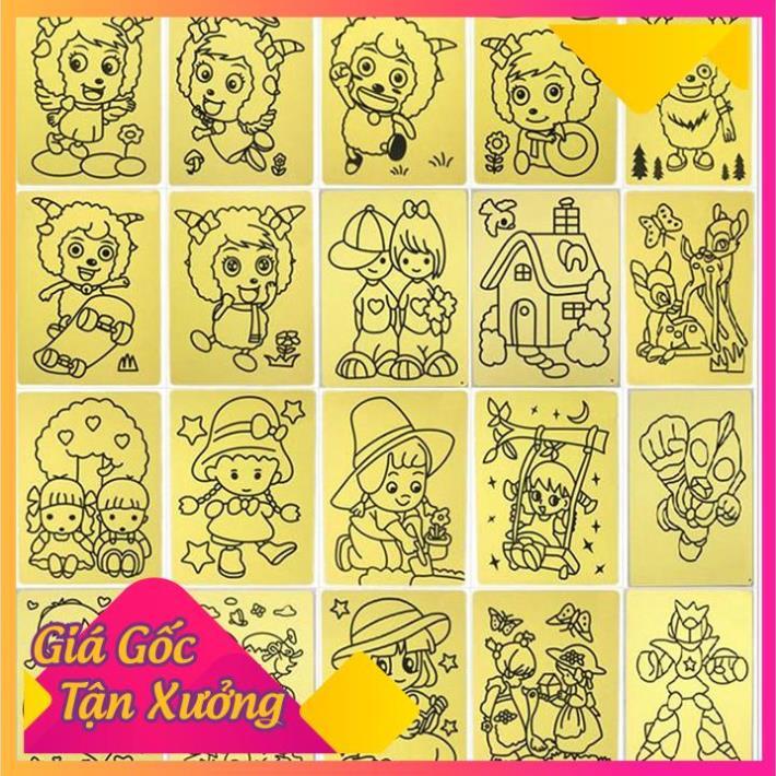 Combo 10 Tranh Cát Nhiều Hình Cho Bé Thỏa Sức Sáng Tạo TP'S