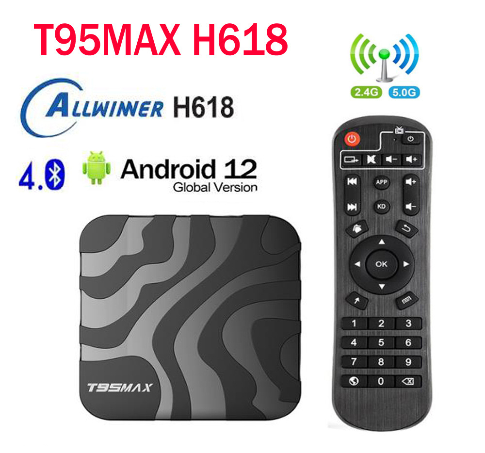 TVBox Android 12 có Remote giọng nói voice - T95MAX2023