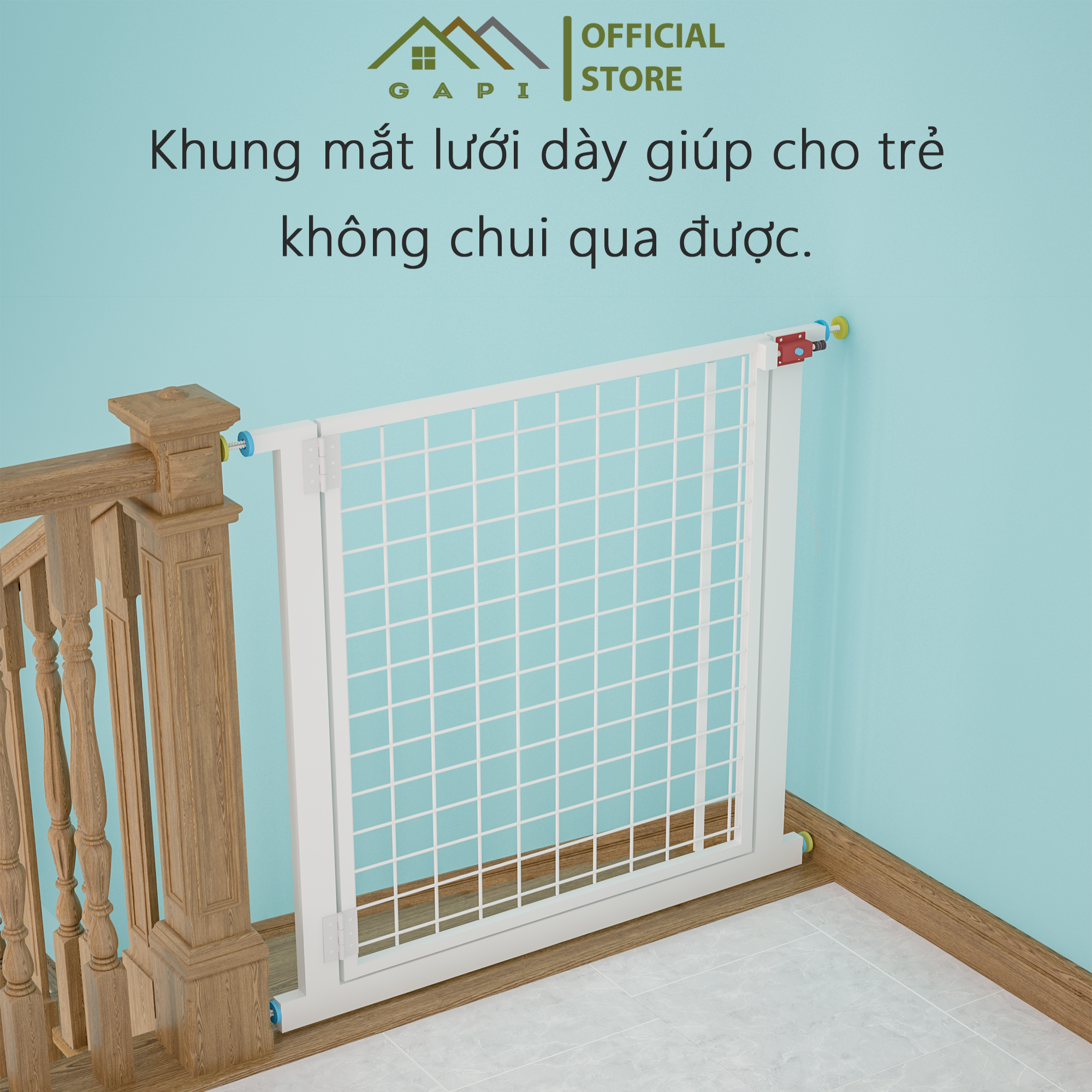 Gía Chắn Cầu Thang, Chắn Cửa Bảo Vệ Bé Yêu - GM32